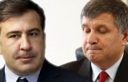 В сети появилось видео конфликта Авакова и Саакашвили (ВИДЕО)