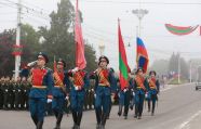 В военном параде в Приднестровье приняли участие и российские миротворцы